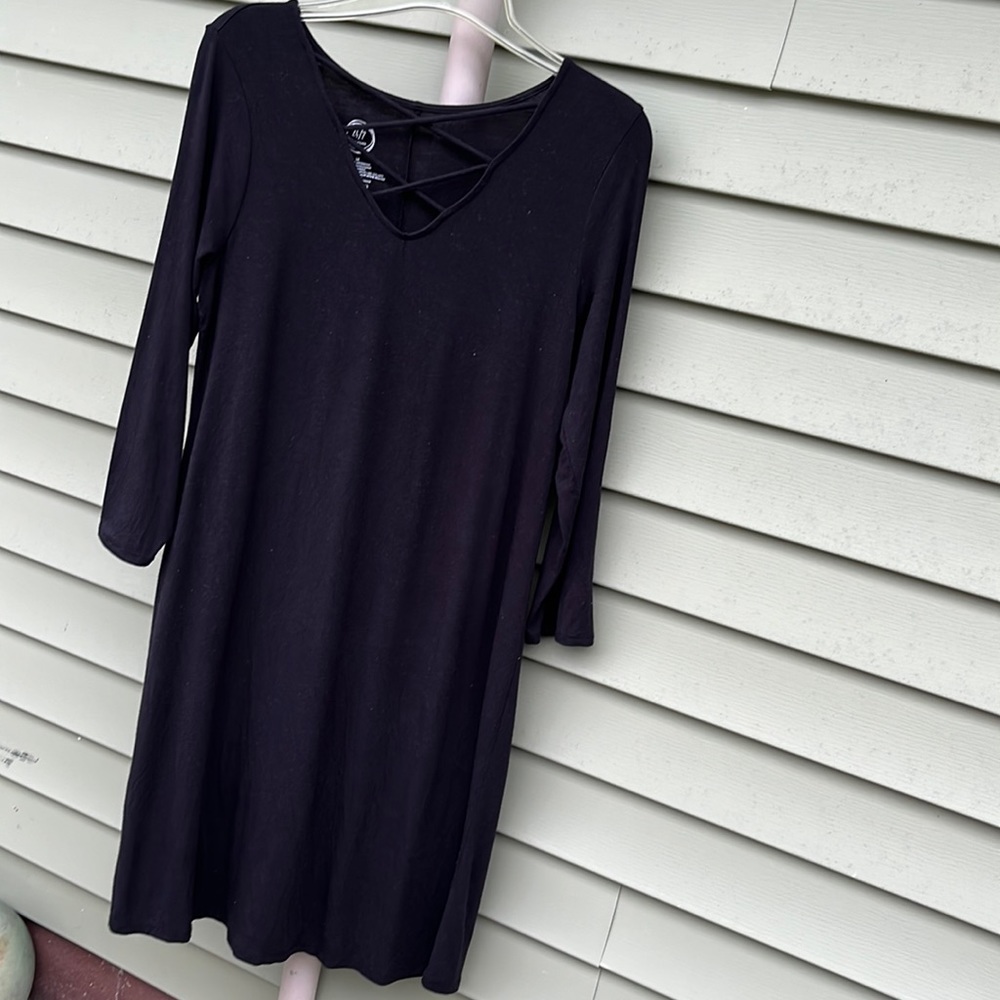 EUC Maurices black long sleeve dress - Picture 1 of 9